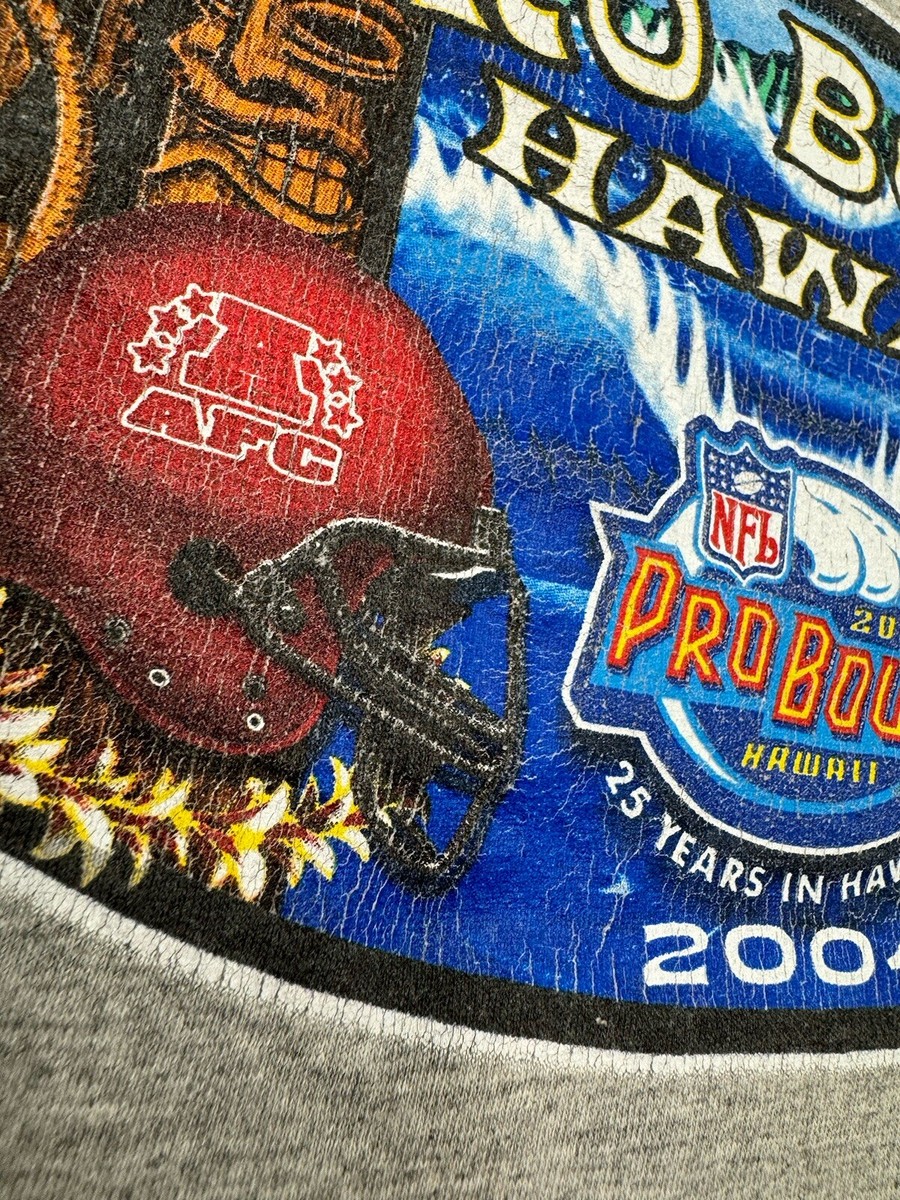 Rare Hawaii Pro Bowl Game T Shirt Men Size XXL Reebok NFL AFC vs