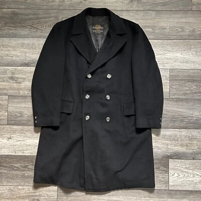 Black Tailored Vintage Outerwear Coats & Jackets for Men for sale