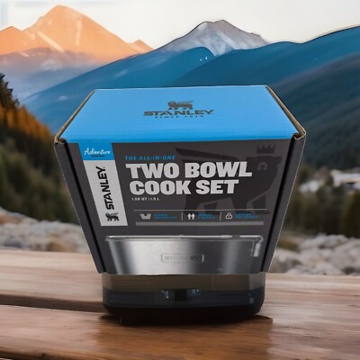 STANLEY All-In-One Two Bowl Cook Set (Adventure Series). FREE SHIPPING 8 PC