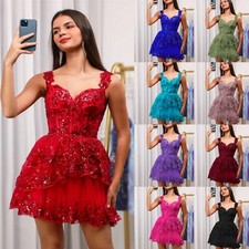 Cocktail Short Homecoming Formal Ball Party Evening Prom Dresses Party Gowns