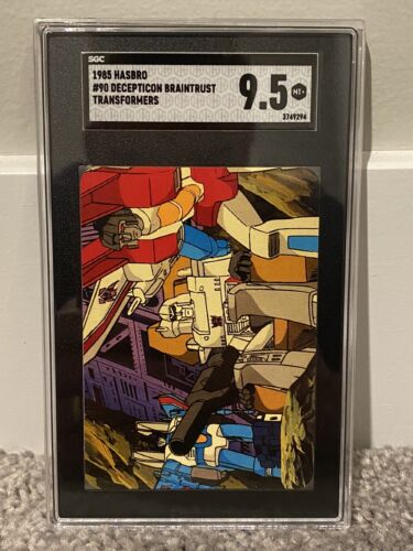 Decepticon Braintrust - 1985 Hasbro Transformers #90 - SGC 9.5 - Photo 1/2