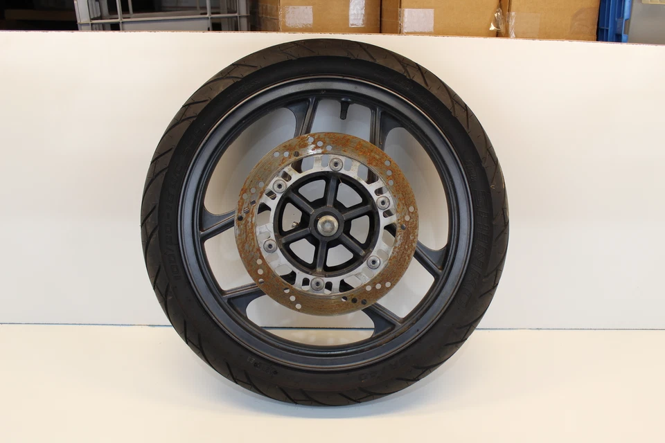 Kawasaki Ninja 250R EX250F 2003 OEM llanta delantera con neumático Foto 2 de 4