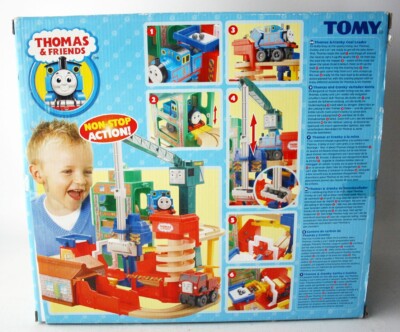RARE THOMAS & FRIENDS THOMAS & CRANKY COAL LOADER PLAYSET TOMY HIT