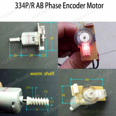 Mabuchi FC130SA 334-wire AB Phase Pulse Speed Encoder Tachometer