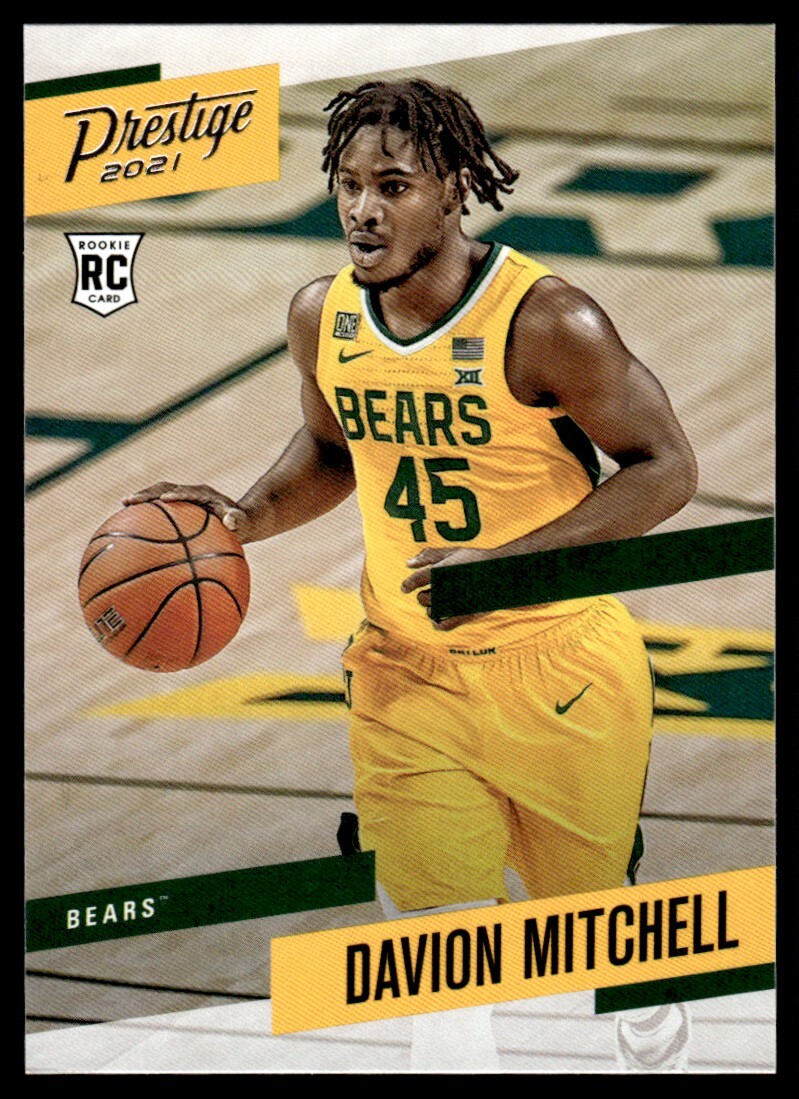 2021-22 Chronicles Prestige Draft Picks Davion Mitchell #378 RC Baylor Bears