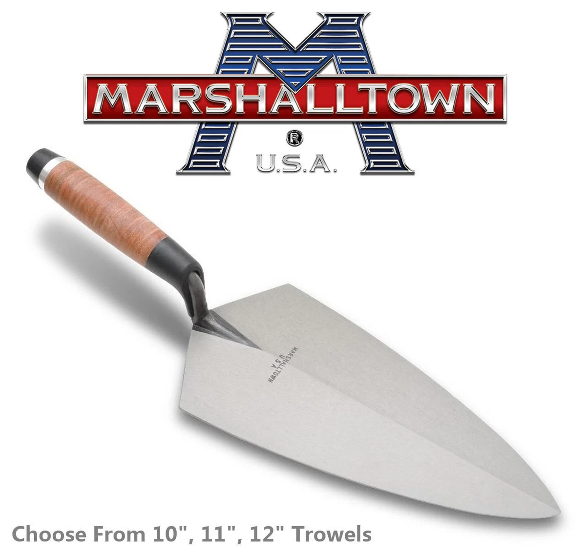 Leather handle brick online trowel