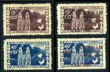 Indochina B30-B31 & NORTH VIETNAM Viet Minh Overprinted 1L47-1L48 MH (VMH30)