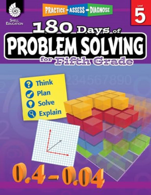 180 Days of Problem Solving for Fifth Grade (Grade 5) ( - Paperback NEW Stacy Mo
