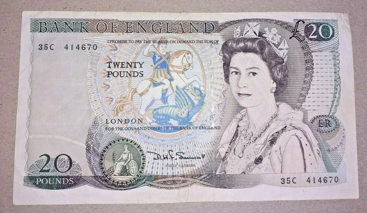 Old twenty 2024 pound note