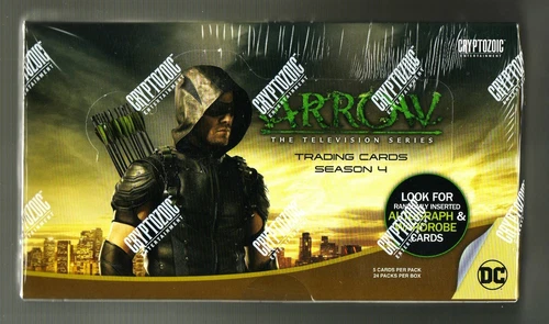 ARROW TRADING CARDS SEASON 4 FACTORY SEALED BOX STEPHEN AMELL AUTOGRAPH LAST ONE