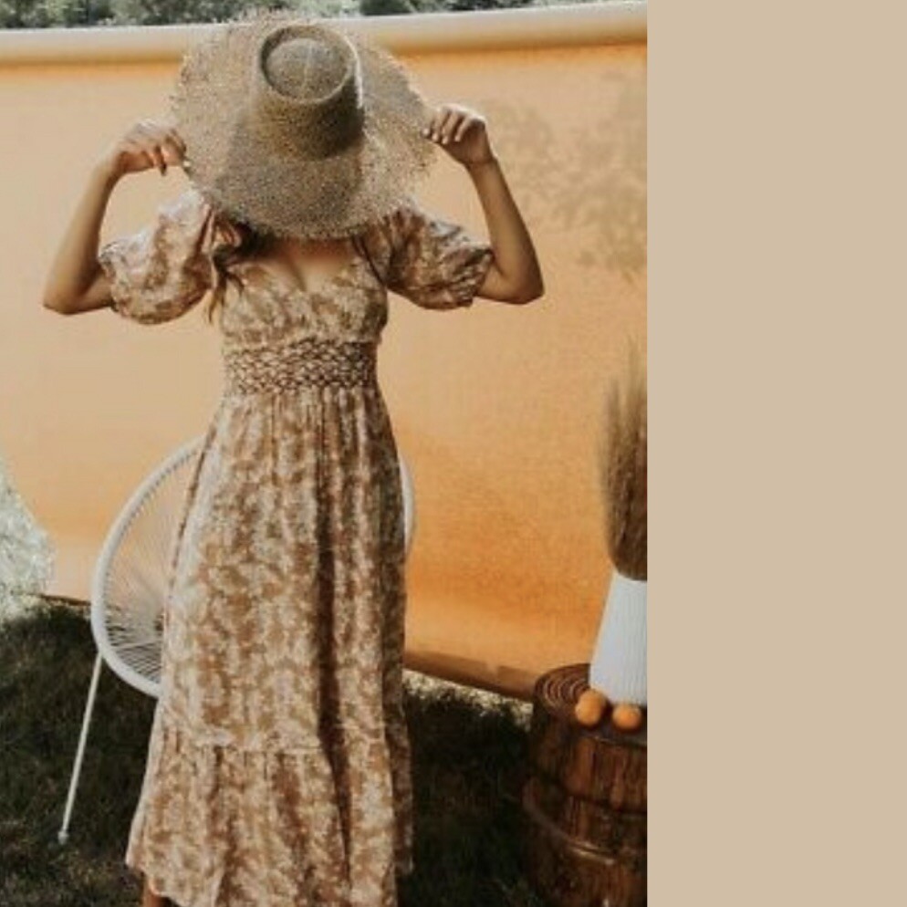 Free People Ellie Printed Maxi Dress Floral Boho Smocked Tiered XSmall XS  NWT | eBay