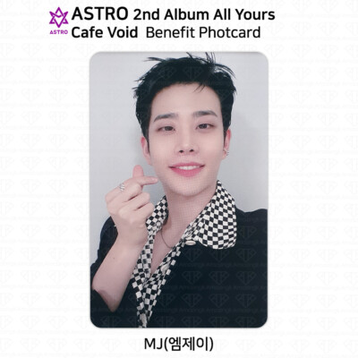 ASTRO 2nd Album All Yours Official Various Benefit Photocard MJ
