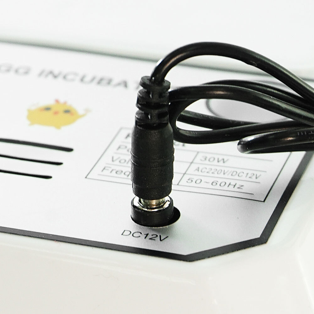 16 Egg Incubator Automatic Turner Hatcher Temperature Control LED Light Alarm