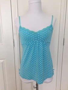 american eagle polka dot top