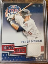 2015 USA Baseball Stars & Stripes Peter O'Brien Game Gear Materials 47/299 #82