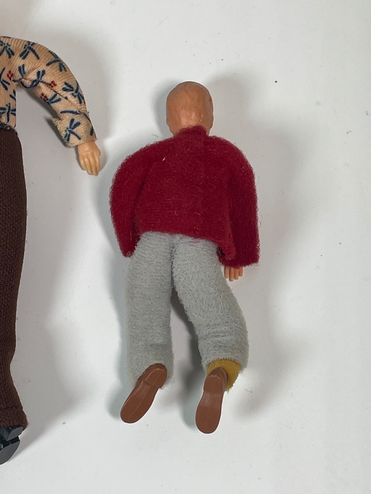 Vintage 5 PIECE DOLL FAMILY,  Dollhouse Miniature