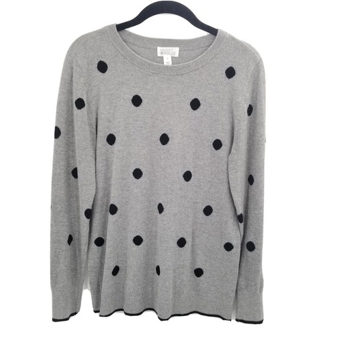spruce polka dot sweater womens 
