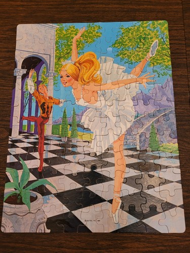 Vintage 1980 Barbie Jigsaw Puzzle (100 Large Pieces) Complete - Picture 4 of 8