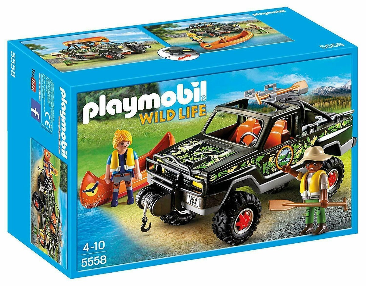 Playmobil Wild Life 5558 ADVENTURE PICKUP TRUCK New | eBay