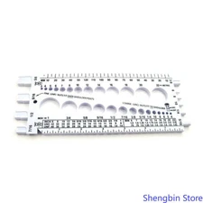 Nut Bolt Size Checker Gauge for Metric and Imperial Thread Tester Easy Size E4Y6