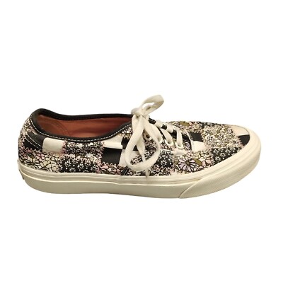 VANS Casual Patchwork Sneakers Unisex Size M6.5/W8 Multi Floral Low Top Lace Up