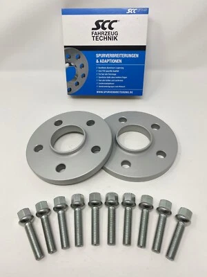 20mm 2x10mm Spurverbreiterung SCC für Mercedes inkl. Radschrauben M12x1.5 - Bild 1 von 4