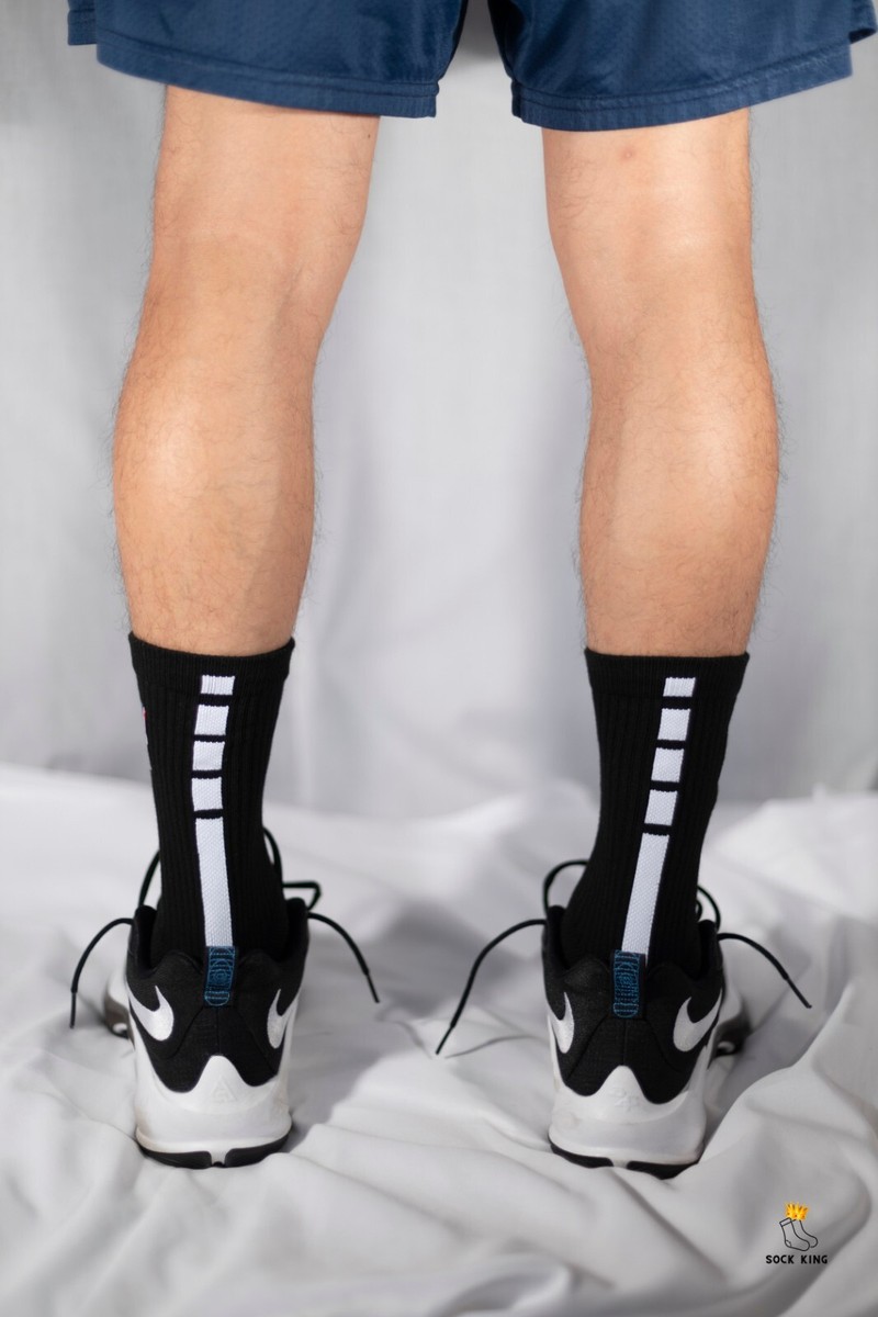 nike elite socks on feet