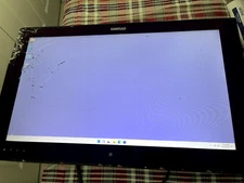 SIMRAD MO24-T, 24 inch display, unit functions, screen is cracked, used
