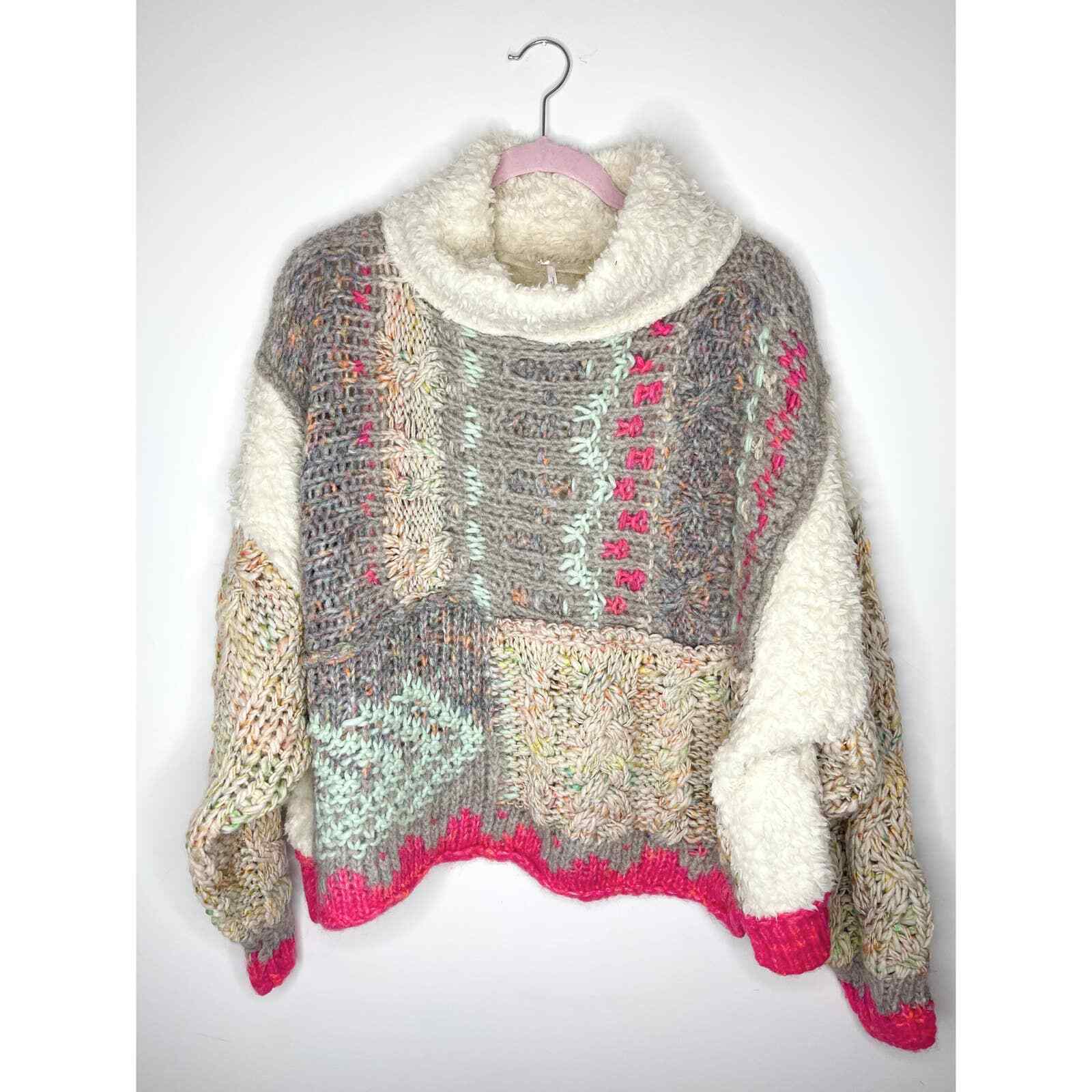NWT Free People Snow Haven Pullover in 