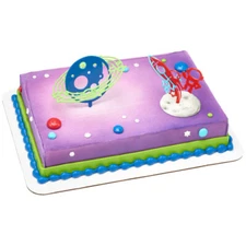 1 Outer Space Ship Explorer Cake Kit Astronaut Birthday Party Topper Decoration