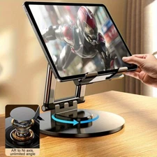 720° Rotating Foldable Tablet Stand For Smartphone iPad Samsung Tab Universal US