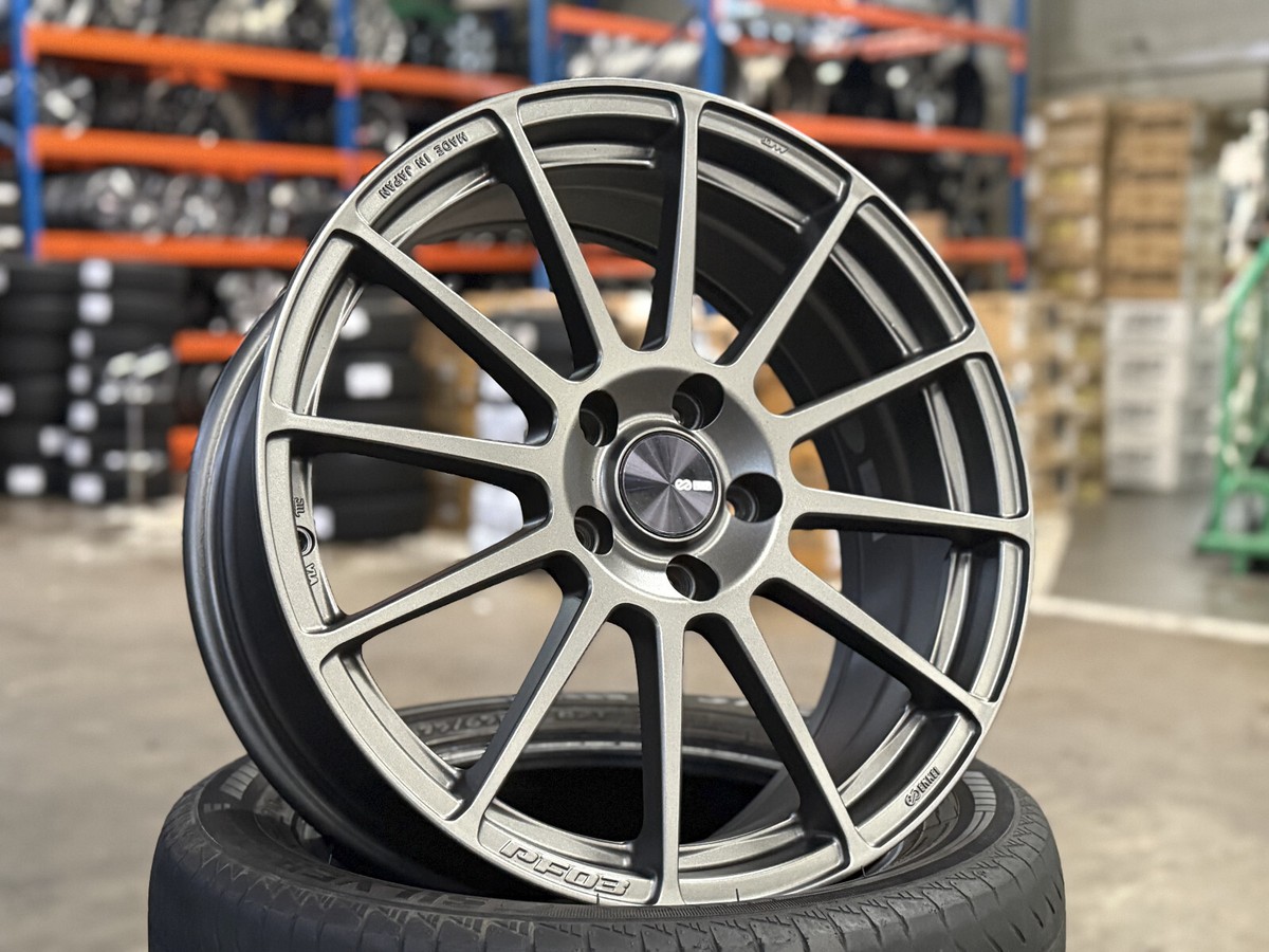 Genuine USED 18x7.5 ENKEI PF03 JAPAN (4 Wheel) 5x114.3 Toyota