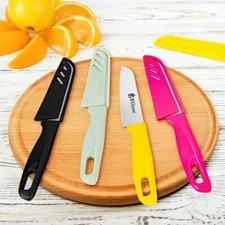 BYkooc Paring knife 8 pieces Paring Knives (4PCS Peeling Knives and 4PCS Knife S