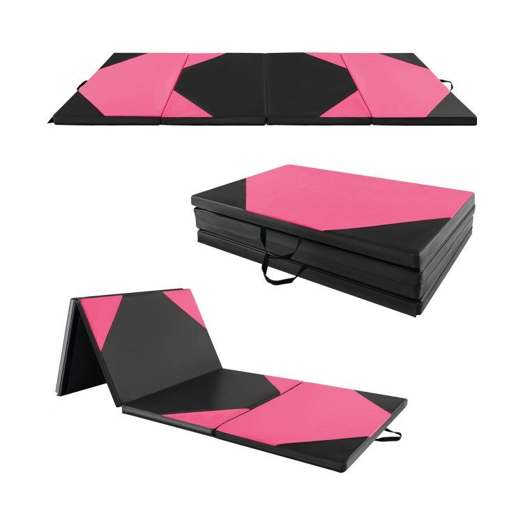 10' x 4' x 2" Folding Gymnastic Exercise Thick Mat Home Gym 