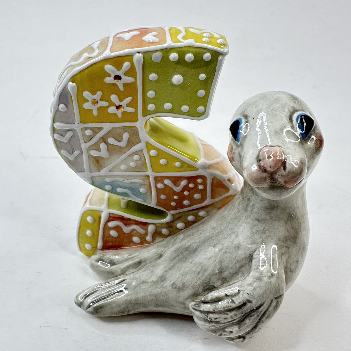 その他 koko72 Vtg KOKO Originals “S” Seal Alphabet Porcelain Figurine Nursery
