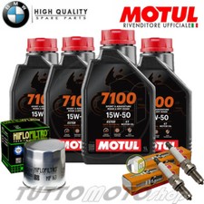 Tagliando BMW R 850 R 1999 2000 2001 2002 / Kit Olio Motul 7100 Filtro Candele