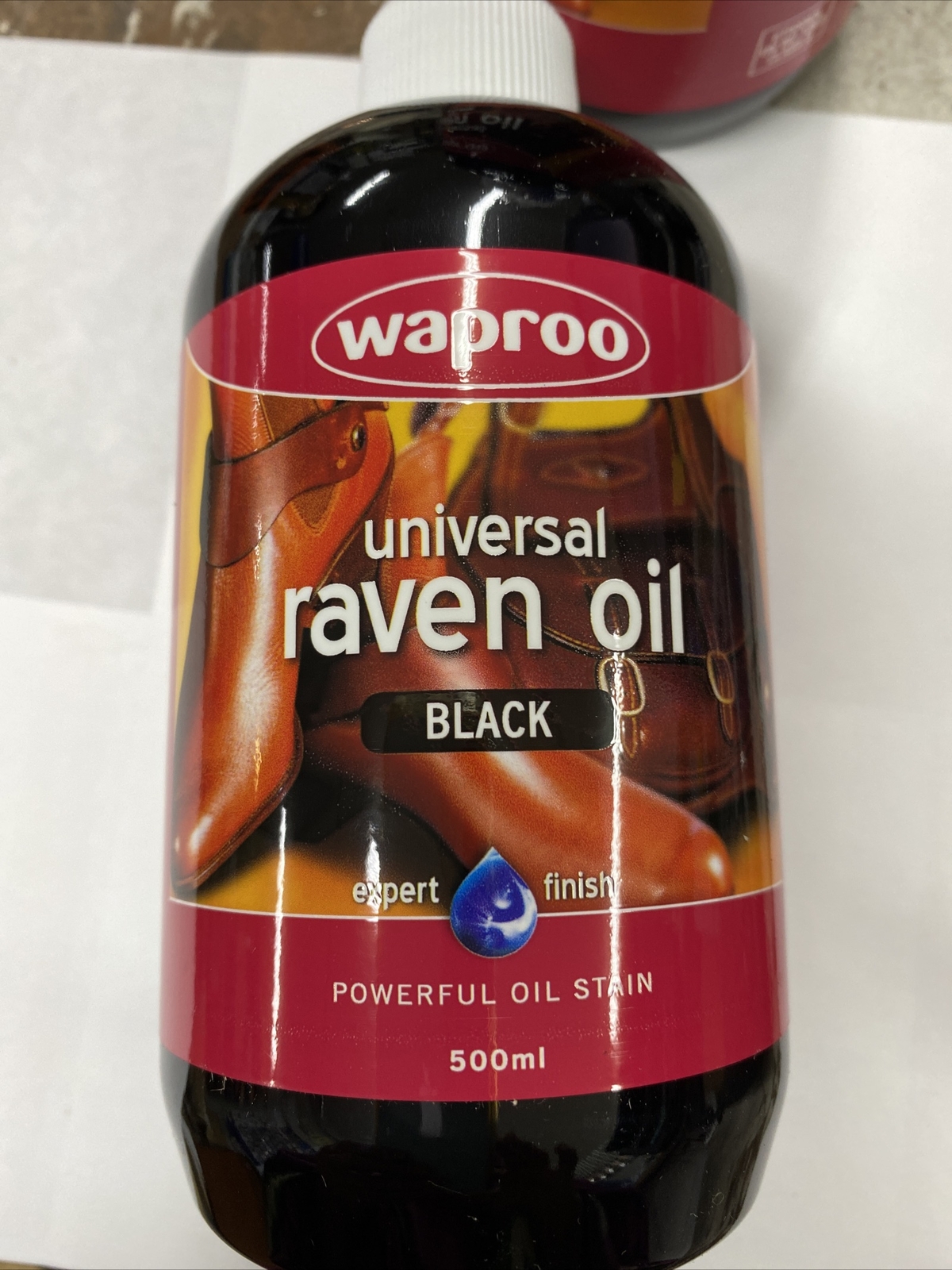 Waproo Raven Oil - Leather Dye Colour Change Shoes Boots Saddlery 500ml ...