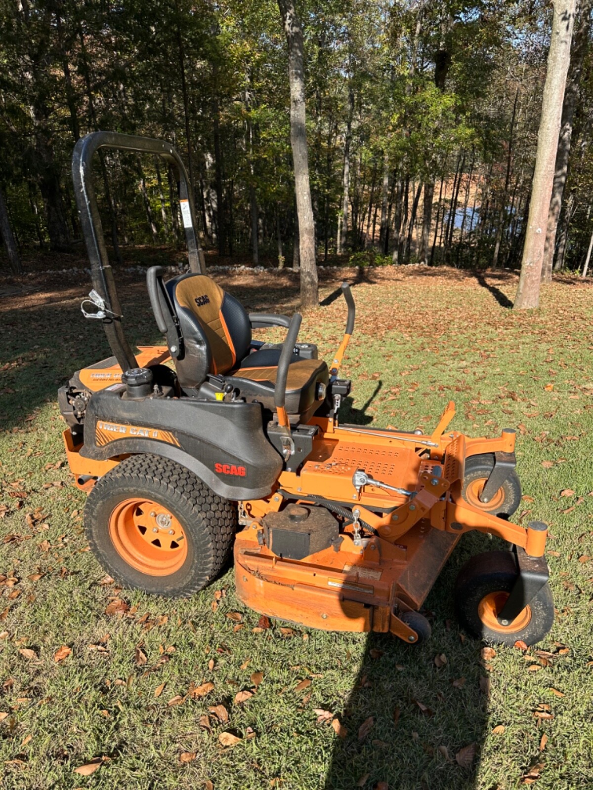 Scag Tiger Cat 2 52” Zero Turn Lawn Mower 2022 Mulch Kit Installed eBay