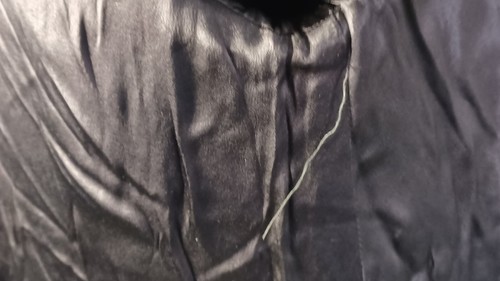 Vintage Pea Coat, Intl. Arbeitergewerkschaft Kleidungsstück 60er Jahre, ohne Größenschild, schwarz. D2002H - Bild 14 von 21