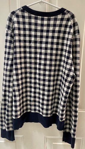 Brooks Brothers Red Fleece Blue White Girls Sweater Size M - Picture 3 of 6