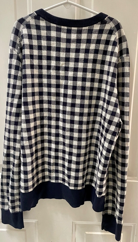 Suéter Brooks Brothers Rojo Vellón Azul Blanco Niñas Talla M Foto 3 de 4