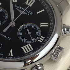 Longines Master Collection Black Dial L2.669.4.51.6 Men's Watch Automatic 43.7mm 5