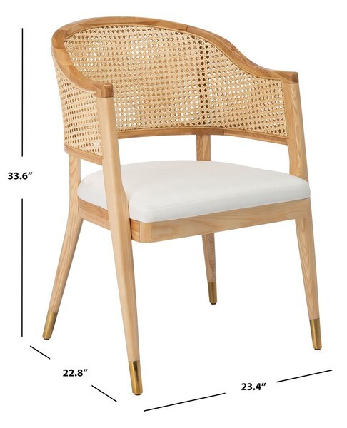 Safavieh ROGUE RATTAN DINING CHAIR, Reduced Price 2172782413 SFV4106B