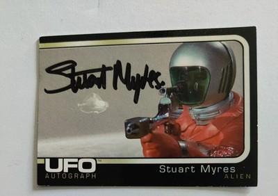 UFO Autograph Card Stuart Myres as Alien Signed 2004 Cards Inc NM