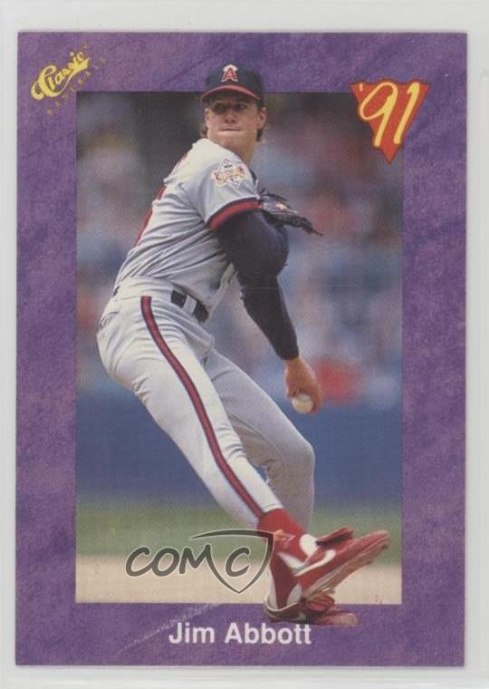 1991 Classic Jim Abbott #5 5hy