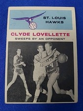 Clyde Lovellette HAWKS 1961-62 Fleer #58