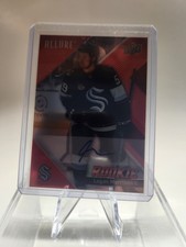 2024-25 Upper Deck Allure LOGAN MORRISON Red Rainbow Rookie Auto #123 Kraken