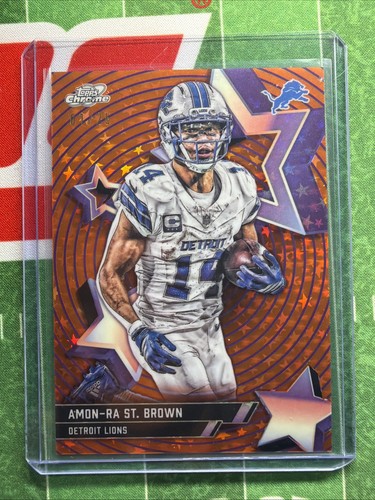 2025 Topps Cosmic Chrome Amon-Ra St. Brown Base (RAW)