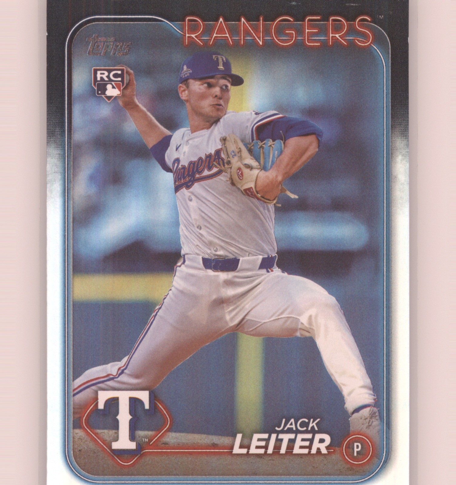 2024 Topps Update Series - Jack Leiter #US156 Rainbow Foil (RC)