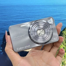 SONY Cyber-shot DSC-W570 Digital Camera 16.1 MP 5x Optical Zoom English Silver